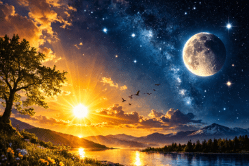 Fragen zu der Bibel bezüglich der Schöpfung von Sonne.